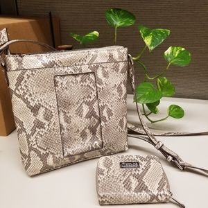 Carlos Santana Clear Phone Pocket Small Crossbody Bag + Wallet